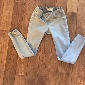 Gray girls jean leggings